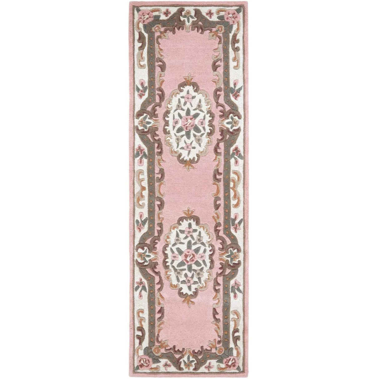 Shensi Pink Medallion Rug