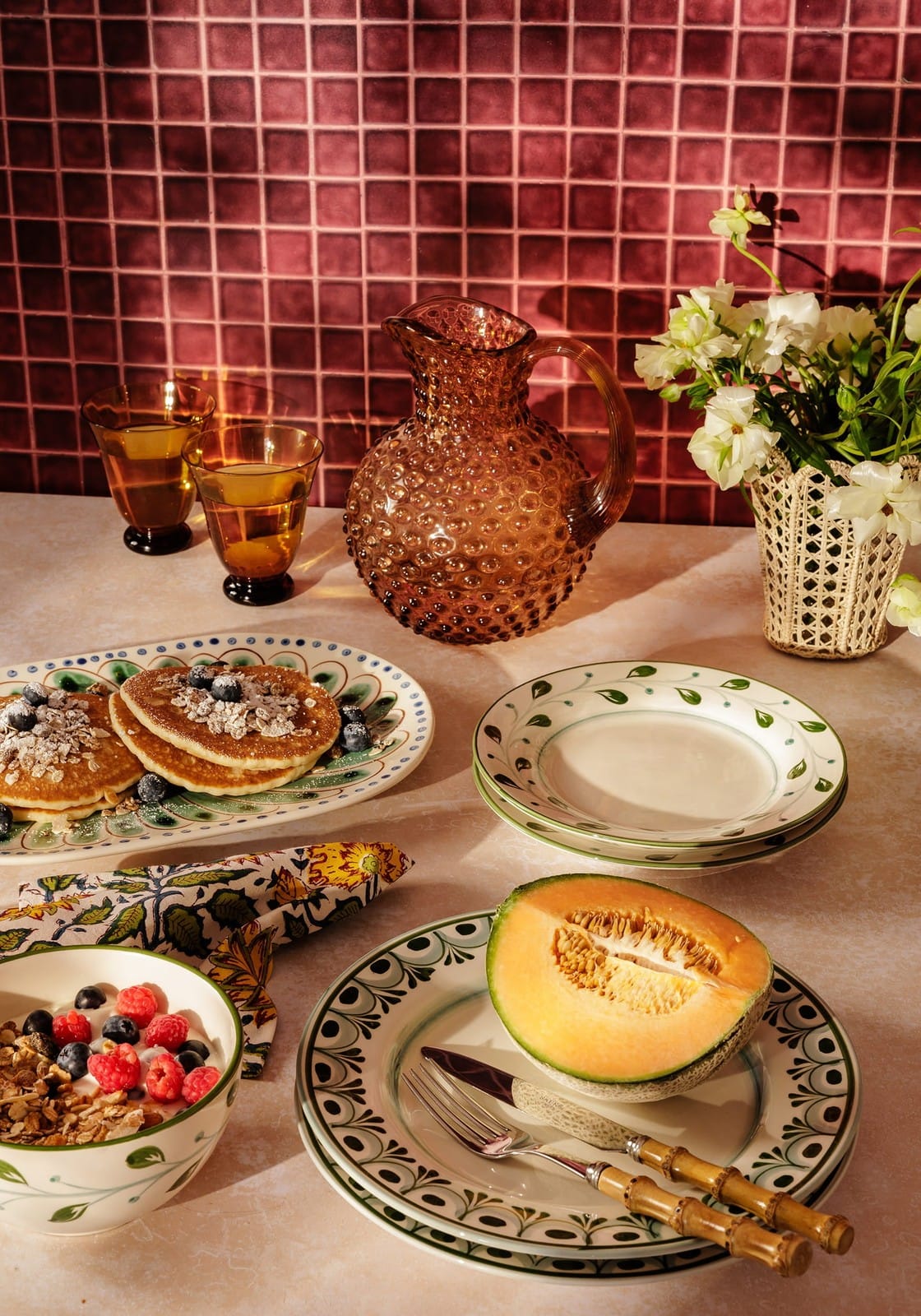 Casa by Josephine Jenno Cordelia Side Plate - Green