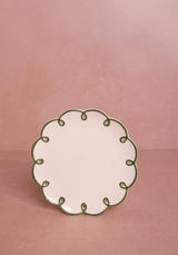 Casa by Josephine Jenno Glorious Green Scalloped Side Plates - Set of 4