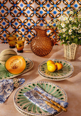 Casa by Josephine Jenno Peacock Side Plate - Green