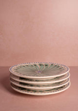Casa by Josephine Jenno Peacock Side Plate - Green