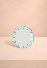 Casa by Josephine Jenno Sky Blue Scalloped Side Plates - Set of 4