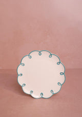 Casa by Josephine Jenno Sky Blue Scalloped Side Plates - Set of 4