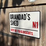 Filamora Studios Personalised London Street Sign Custom Name Plaque