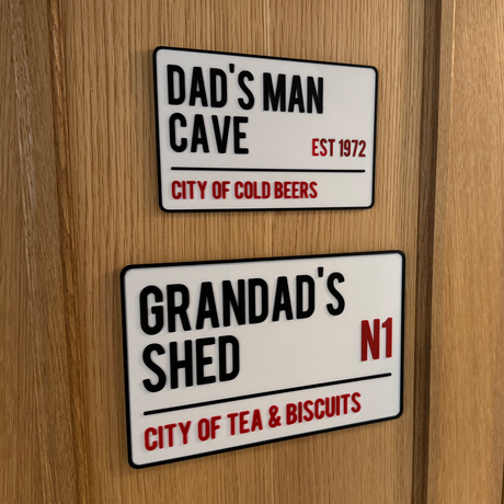 Filamora Studios Personalised London Street Sign Custom Name Plaque