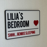 Filamora Studios Personalised London Street Sign Custom Name Plaque