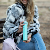 Asobu Skinny Mini Ultimate Flask, 230ml, Teal