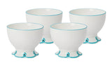 Casa by Josephine Jenno Sky Blue Scalloped Nibbles Bowl - Set of 4