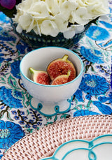 Casa by Josephine Jenno Sky Blue Scalloped Nibbles Bowl - Set of 4