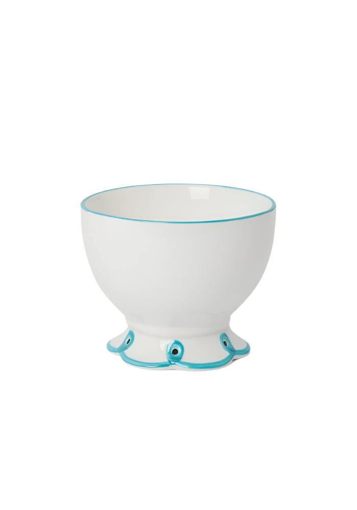 Casa by Josephine Jenno Sky Blue Scalloped Nibbles Bowl - Set of 4