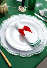 Casa by Josephine Jenno Smart Green Trim Placemats - Set of 4
