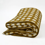 Casa by Josephine Jenno Soft Cotton Mustard Grid Quilt