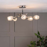 Pagazzi Spike 5-Light Semi-Flush Ceiling Light