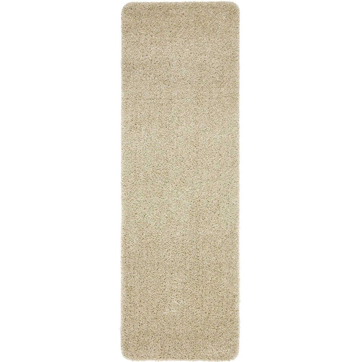 Washable Stone Shaggy Rug - 100% polypropylene