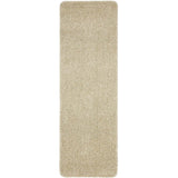 Washable Stone Shaggy Rug - 100% polypropylene