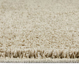 Washable Stone Shaggy Rug - 100% polypropylene