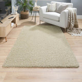 Washable Stone Shaggy Rug - 100% polypropylene