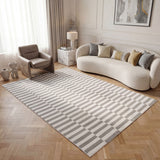 The Rugs Loft Striped Grey Rug