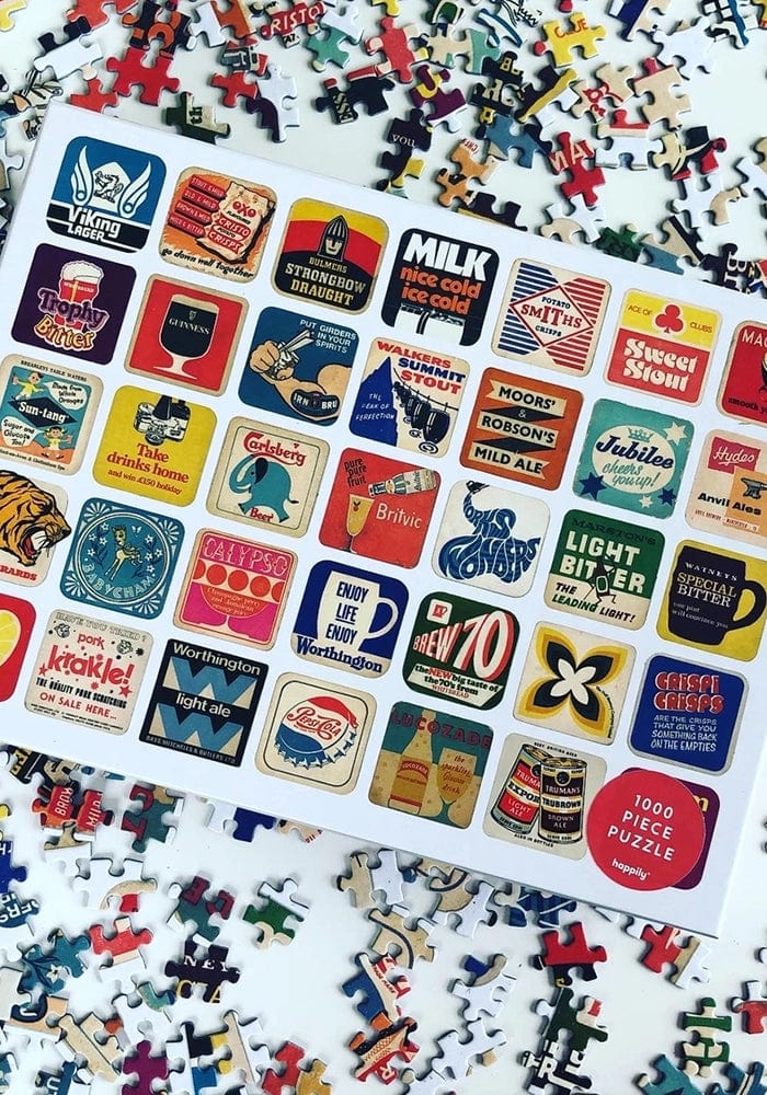 Casa by Josephine Jenno Vintage Beer Puzzle 1000 Piece Puzzle
