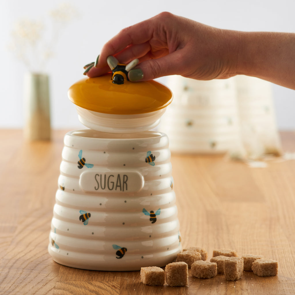 Price & Kensington Sweet Bee Ceramic Sugar Storage Jar