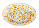 Casa by Josephine Jenno Sunshine Daisy Oval Serving Plate