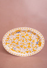 Casa by Josephine Jenno Sunshine Daisy Oval Serving Plate