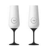 p drinkware Insulated Champagne Flute White - 250ml