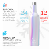 Sup drinkware Insulated Wine Bottle & Tumbler Gift Set Holographic