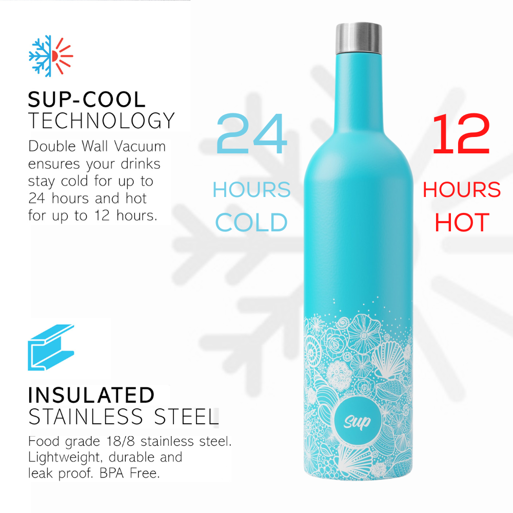 Sup drinkware Insulated Wine Bottle Shells