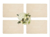 Casa by Josephine Jenno Surrey Rattan Rectangle Placemats Sand - Set of 4