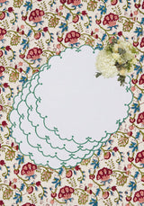 Casa by Josephine Jenno Sweet Greens Round Placemats - Set of 4