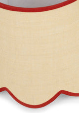 Casa by Josephine Jenno Sweet Red Trim Lampshade