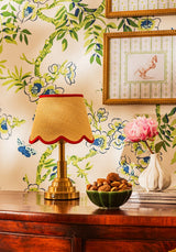 Casa by Josephine Jenno Sweet Red Trim Lampshade