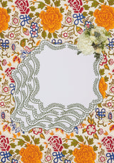 Casa by Josephine Jenno Tabitha Green Wreath Placemats - Set of 4