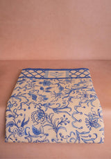 Casa by Josephine Jenno Belgravia Bloom Cotton Tablecloth - Blue