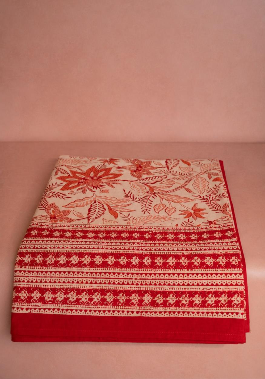Casa by Josephine Jenno Bossa Nova Tablecloth - Red
