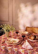 Casa by Josephine Jenno Walton & Co Rose Coral Tablecloth