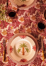 Casa by Josephine Jenno Walton & Co Rose Coral Tablecloth