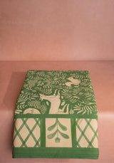 Casa by Josephine Jenno Wycliffe Woodland Green Cotton Tablecloth