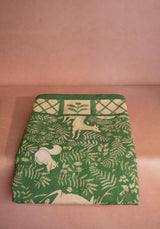 Casa by Josephine Jenno Wycliffe Woodland Green Cotton Tablecloth