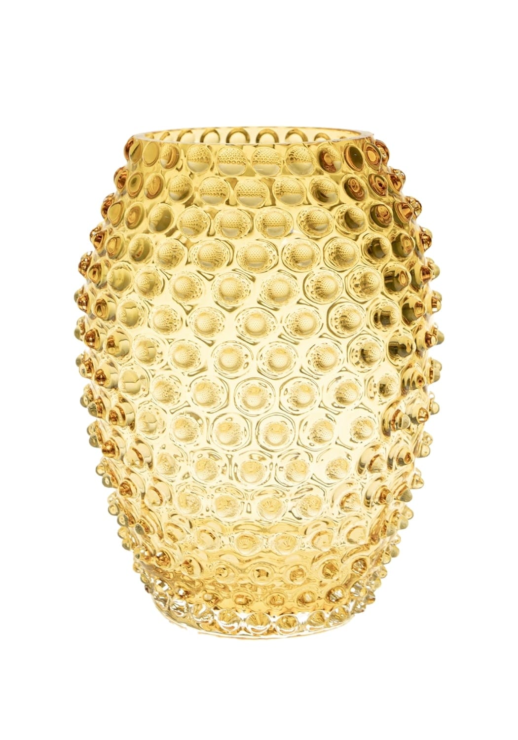Casa by Josephine Jenno Tall Yellow Hand Blown Vase
