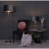Pagazzi Tassel Satin Nickel Table Lamp