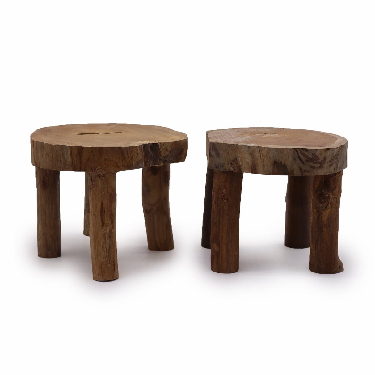 Yorkshire Bonsai Teak Pad Display Stand Wooden Base - 27x20cm