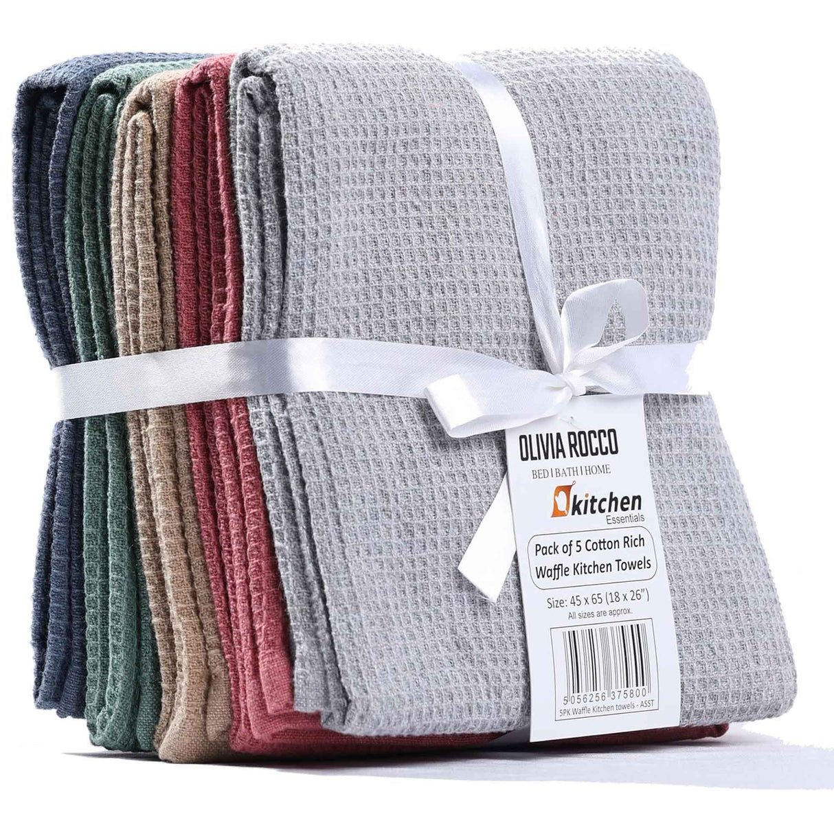 20 Pack Cotton Tea Towel by OLIVIA ROCCO - 45cm x 65cm