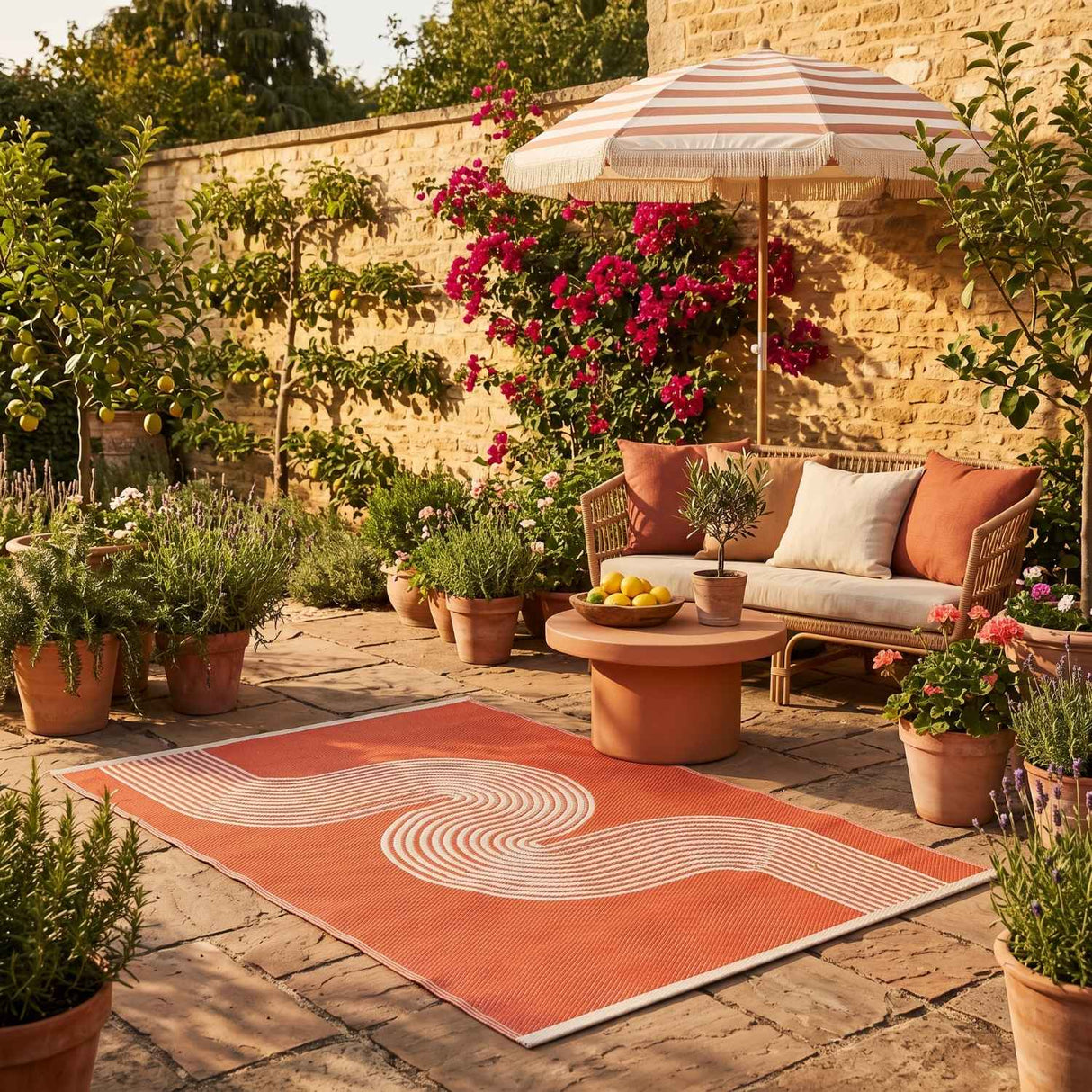 Urban Outdoor Rug Terra Beige 1010 by The Rugs