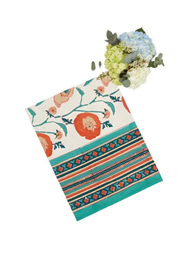 Casa by Josephine Jenno Terrific Teal Tablecloth