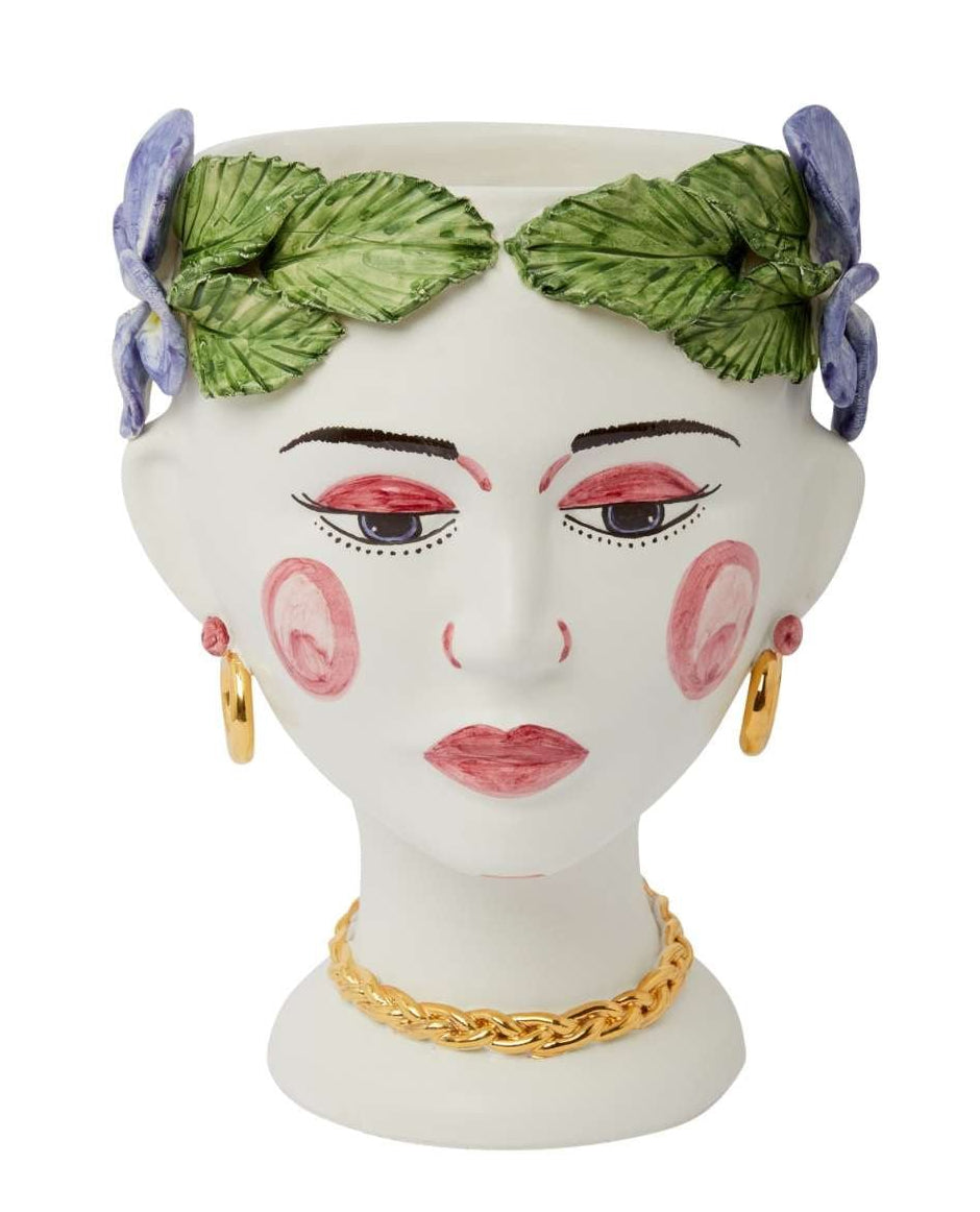 Casa by Josephine Jenno Testa di Moro Flora Bust Statue