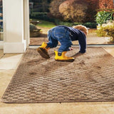 Textured Washable Mat and Runner Dots Design by The Rugs
