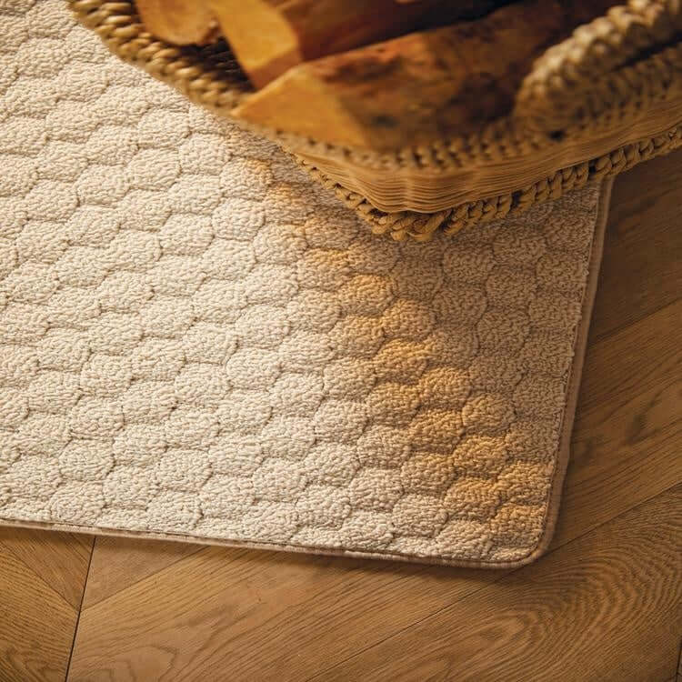 Textured Washable Mat and Runner Dots Design by The Rugs