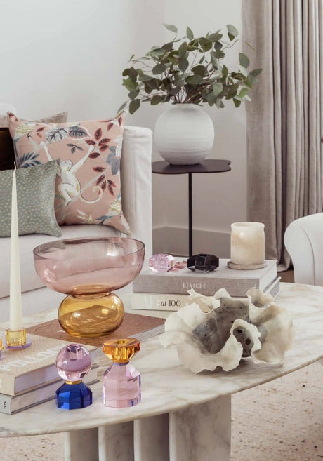 Casa by Josephine Jenno Radiant Cut Glass Candle Holder